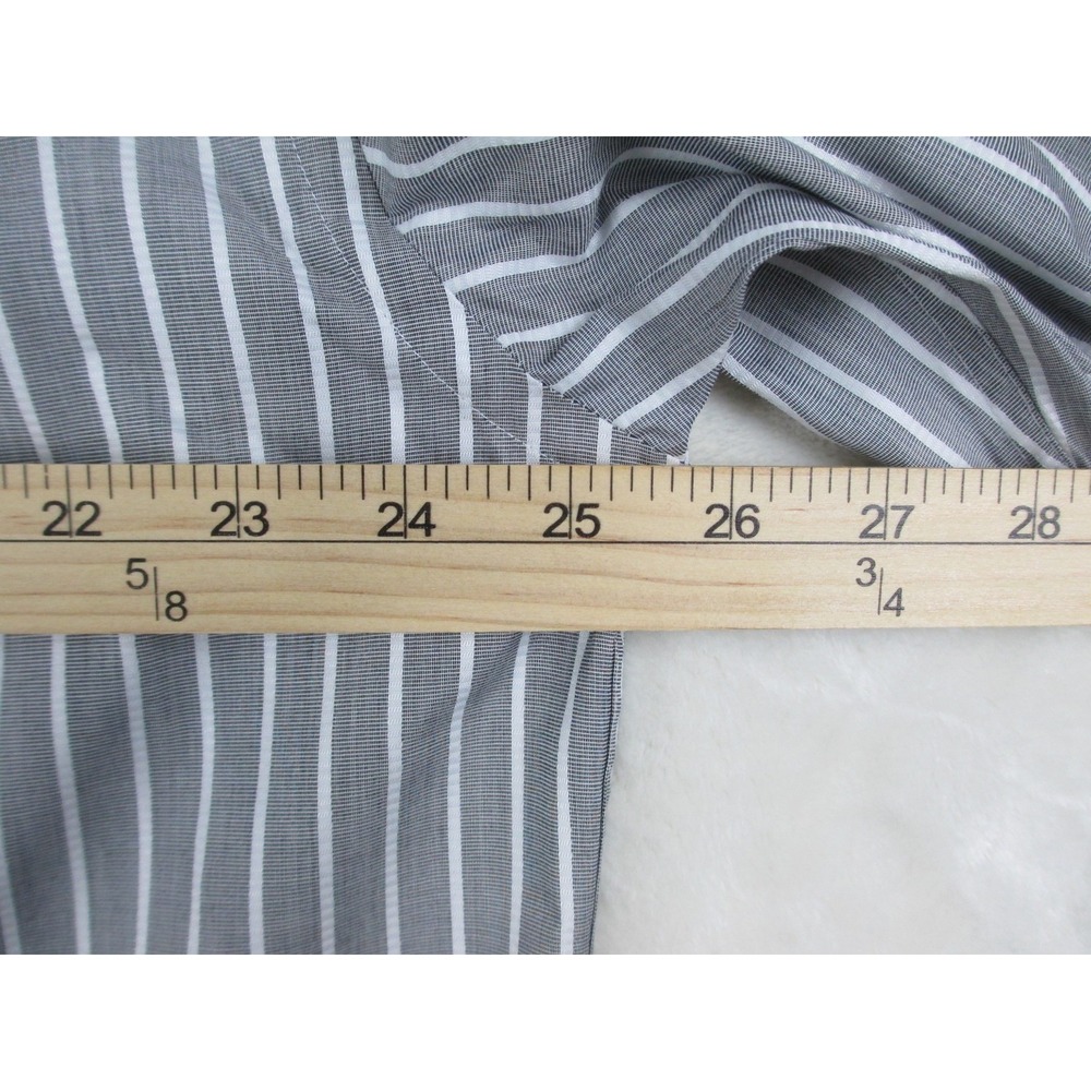 Charles Tyrwhitt Shirt Mens 2XL XXL Gray Striped Button Up Jermyn Street London* - Picture 9 of 11